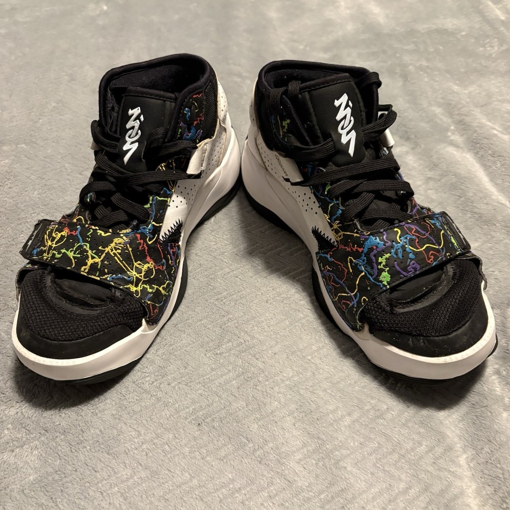 Size 7Y Nike Air Jordan Zion 2 Noah Black White Basketball Sneakers DV1003-003